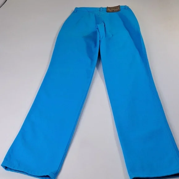 Rockies Robin Egg Blue High-Rise Western Jeans Waist 26" Inseam 37 - Picture 12 of 16
